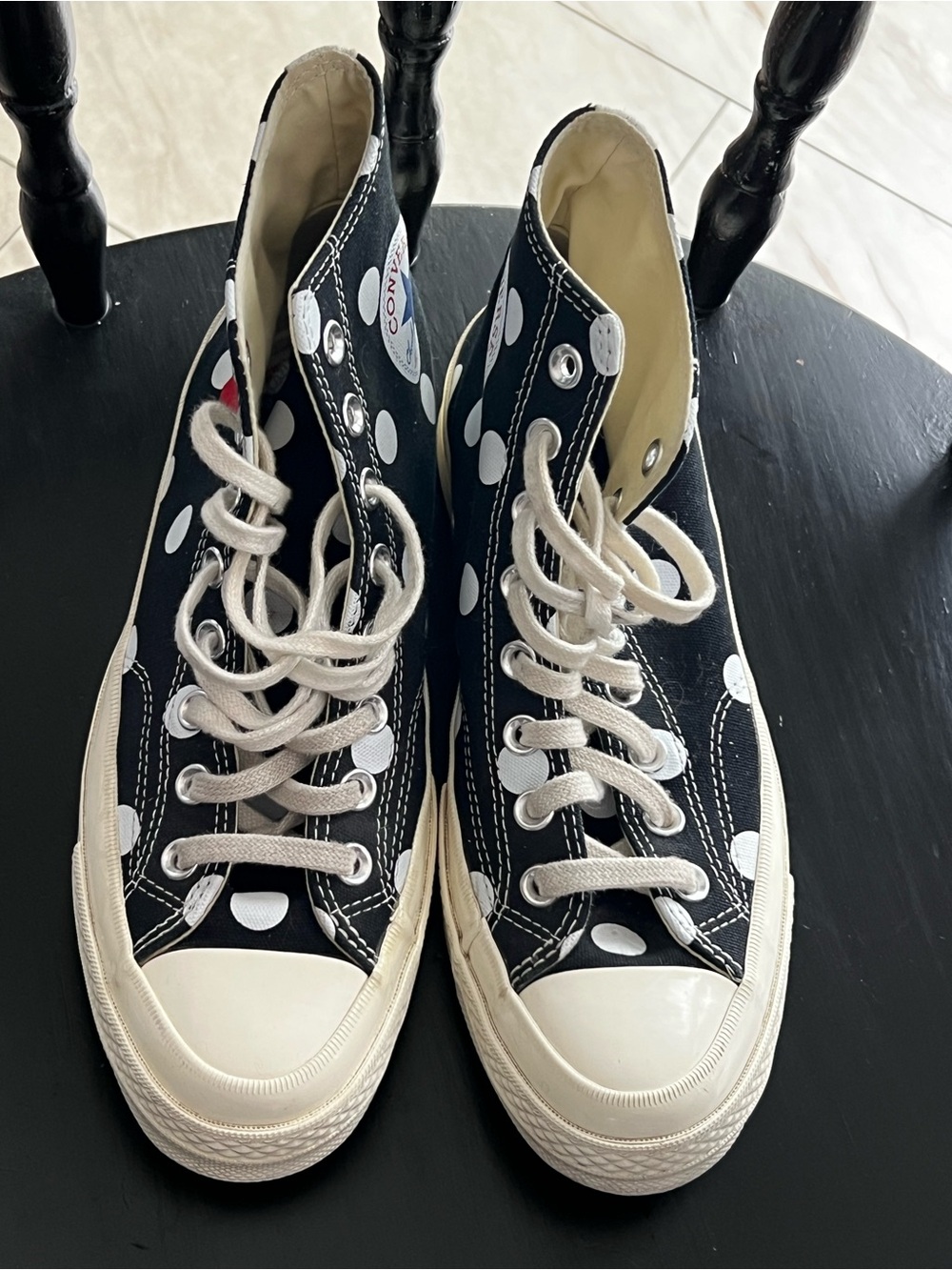 Come Des Garçon PLAY x Converce Chuck 70 High Top size 7 Men Woman’s 9